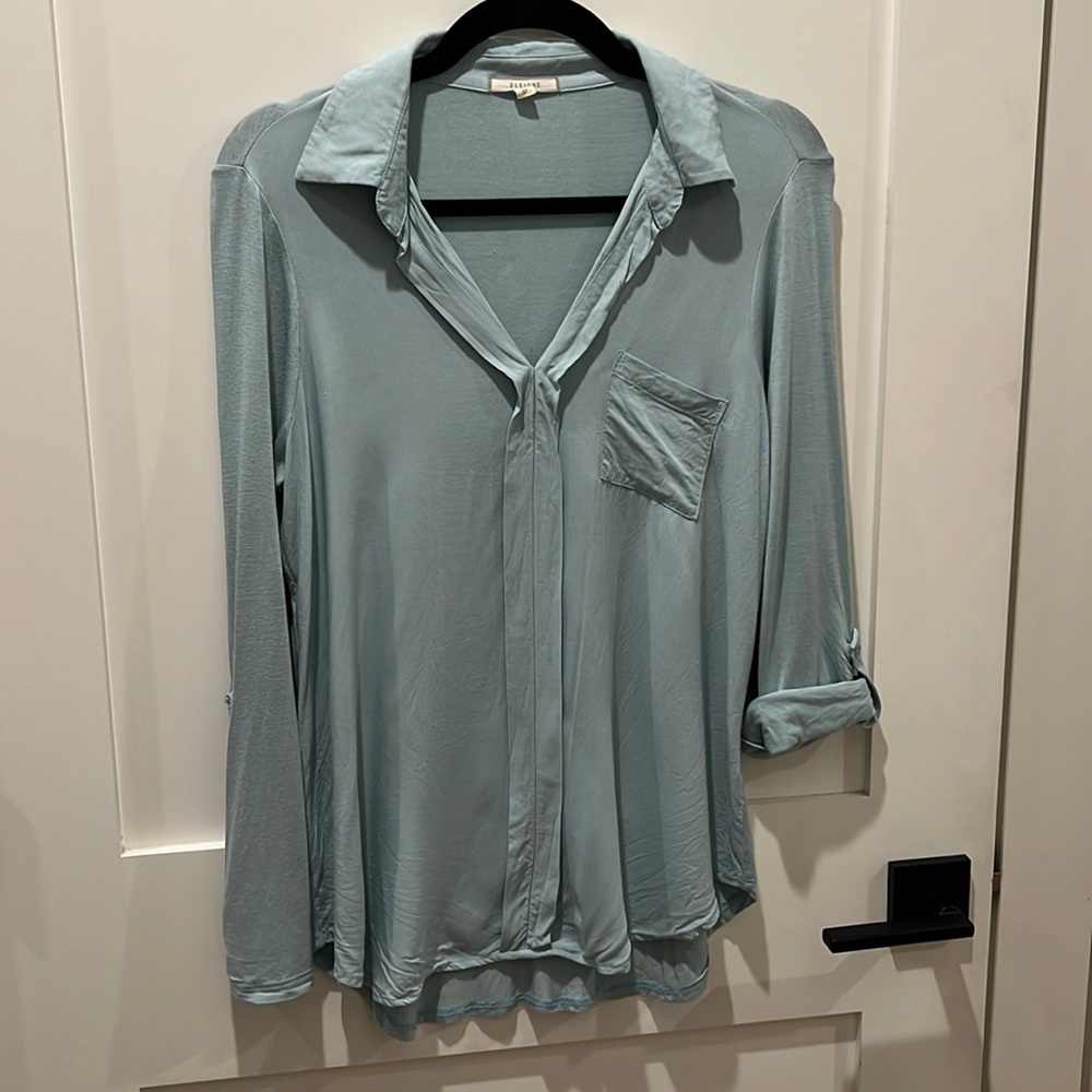 ANTHROPOLOGIE Pleione long sleeve blouse. VGUC